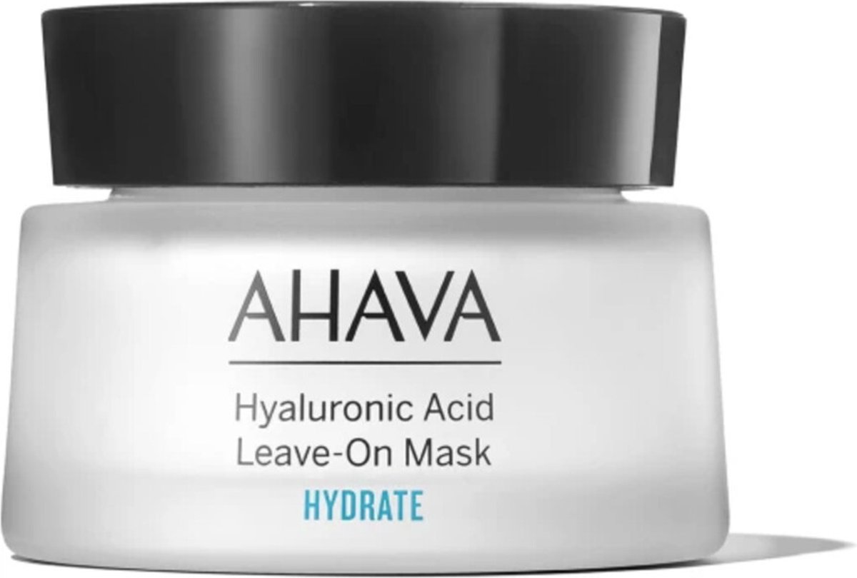 Goedkoopste AHAVA Hyaluronzuur Gezichtsmasker - Intensieve Hydratatie & Verjonging | Anti-Uitdroging | Biedt Zachtheid, Gladheid & Soepelheid | Hyaluronic Acid Mask voor Dames & Heren | Gezichtsverzorging voor een Droge Huid & Gezicht - 50ml