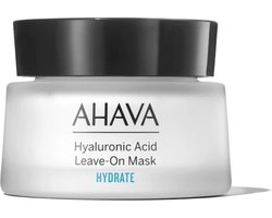 AHAVA Hyaluronzuur Gezichtsmasker - Intensieve Hydratatie & Verjonging | Anti-Uitdroging | Biedt Zachtheid, Gladheid & Soepelheid | Hyaluronic Acid Mask voor Dames & Heren | Gezichtsverzorging voor een Droge Huid & Gezicht - 50ml