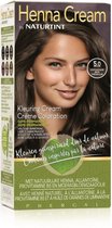 Henna Cream 5.0 Licht Kastanje Bruin - NATURTINT - 110ml - Vegan - Ammoniakvrij - Semi-Permanente Haarkleuring - Microplastic FREE