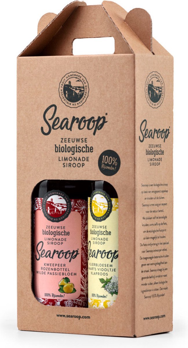 Goedkoopste Searoop Geschenkset Kweepeer en Vlierbloesem 1000 ml