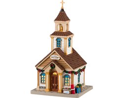 Lemax - 'The New Village Church' - Verlicht gebouw