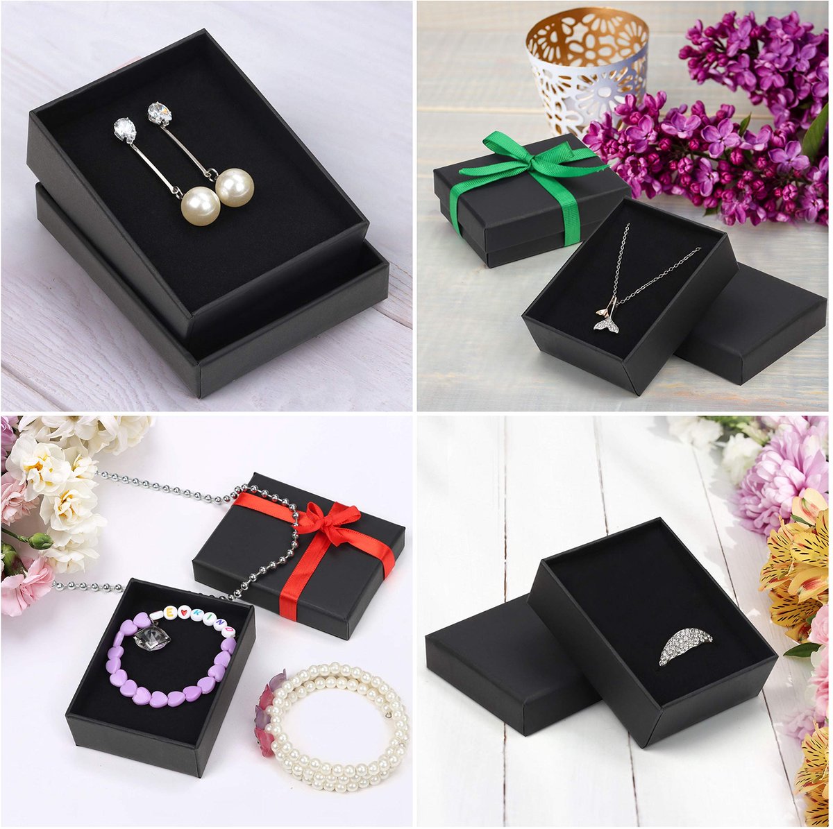 Kubus Geschenkdoosjes Zwart 10x10x10cm 25stuks Krabbendam Kadoverpakking