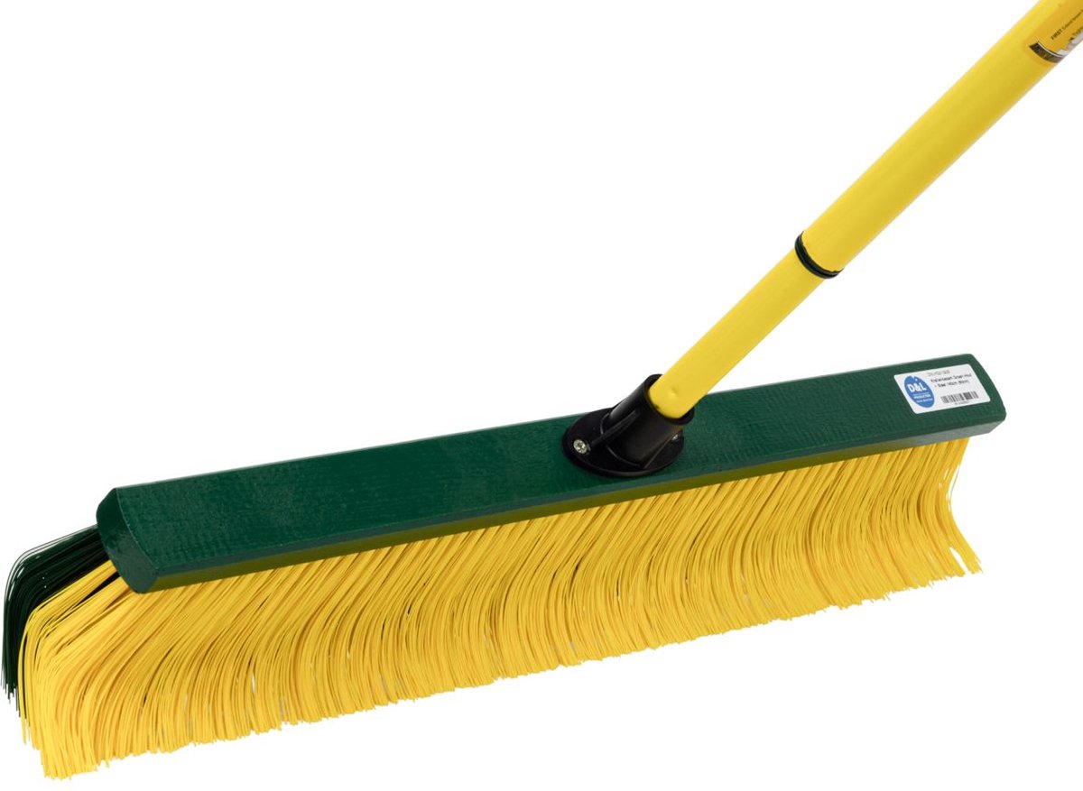 Goedkoopste D&L Krallenbezem Groen Hout 60cm Telescopische Steel 140cm