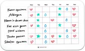 GreenStory - Sticky Whiteboard - Kind Beloningsbord planbord - Beloningssysteem