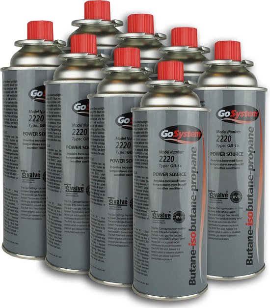 Royal Cuisine butaan gas flessen 227 gram voor kookstel 28 stuks