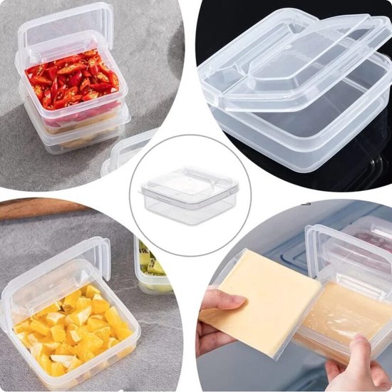 Foto: Locklock vershoudbakjes set met deksel diepvriesbakjes diepvriesdozen bewaarbakjes bewaardozen voedsel vershouddoos luchtdicht bpa vrij transparant 19 liter set van 4 stuks locknlock