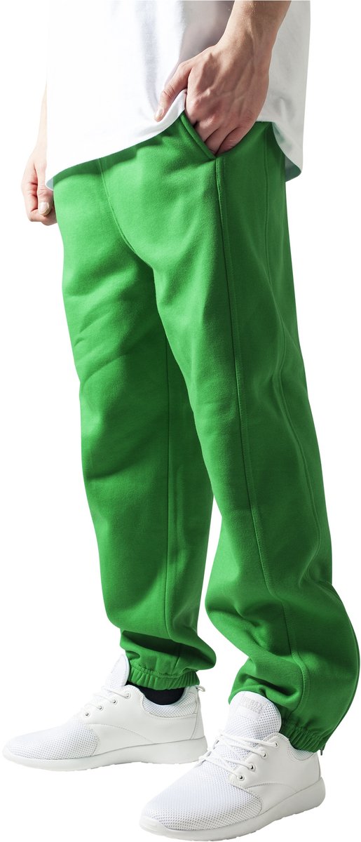 Urban Classics - Basic Heren joggingbroek - S - Groen