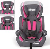 Primero - Autostoel - Autostoeltje - kinderstoel - autostoel 9 tot 36kg - autostoel groep 2,3 - autozitje - kinderstoel auto - Meegroeiend - Roze
