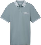 TOM TAILOR polo with details Heren Poloshirt - Maat XXL
