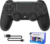 DATA FROG Ps4 Controller - Game Controller - Playstation 4 Controller - Controller Ps4 - Controllers - Playstation 4 - Ps4 Game Controller Ps4 Controller Draadloos - Wireless Gamepad - Dual Vibration Joystick - Ios/Android Game Controller