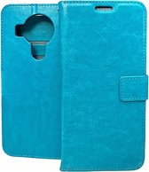 Portemonnee Book Case Hoesje Geschikt voor: Nokia 5.4 -  turquoise
