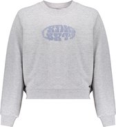 Meisjes sweater - Meavy - Licht grijze melange