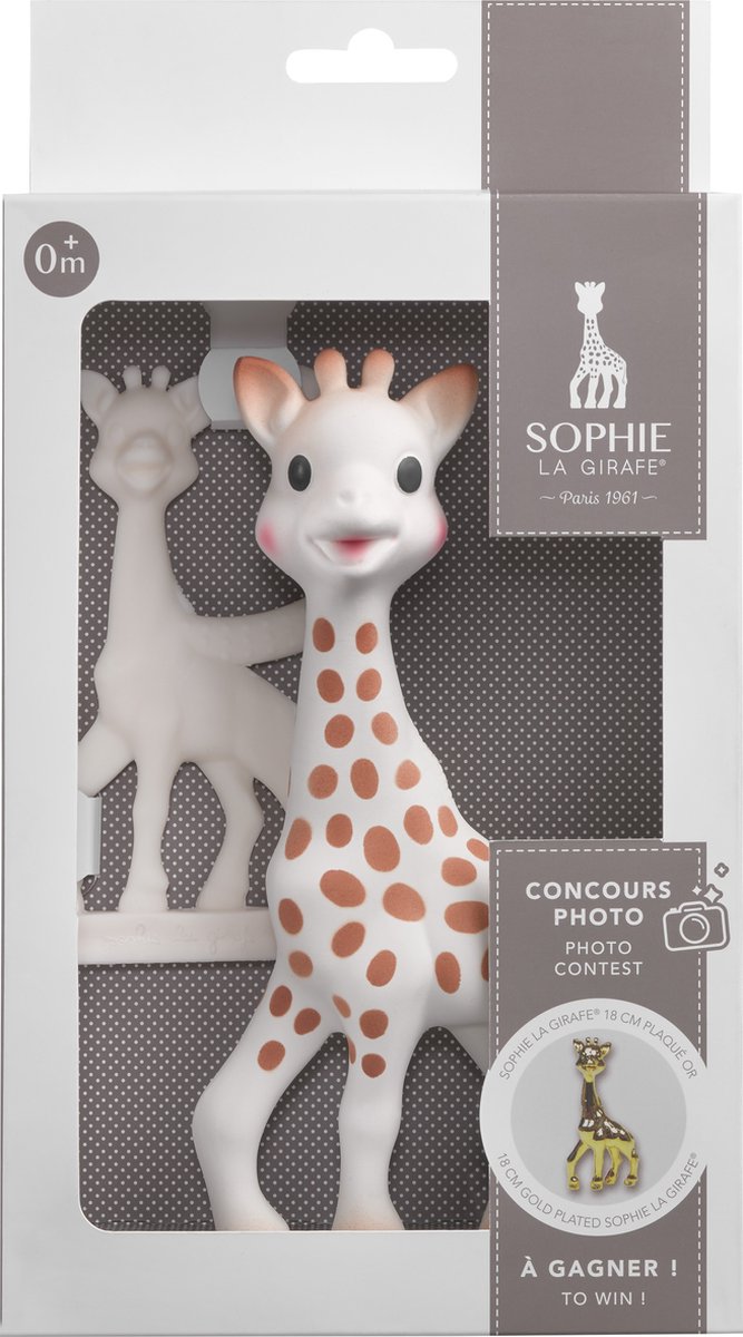 Sophie de giraf Award set - Bijtspeelgoed - Bijtring - Baby speelgoed - 100% Natuurlijk rubber - BPA- & PVC-Vrij - 2 Stuks - Sophie de Giraf