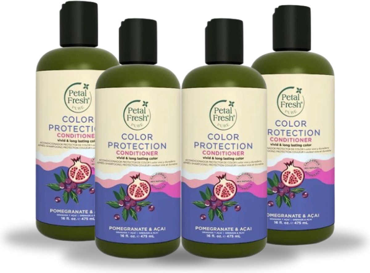 Petal Fresh - Color Protection Conditioner Pomegranate & Açai - 475ml - 4 Pak