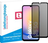 Telefoonglaasje Privacy Screenprotectors - Geschikt voor Samsung Galaxy A25 5G - Privacy - Volledig Dekkend - Gehard Glas Screenprotector - Geschikt voor Samsung Galaxy A25 5G - Beschermglas