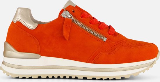 Gabor Sneakers oranje Suede - Dames - Maat 37