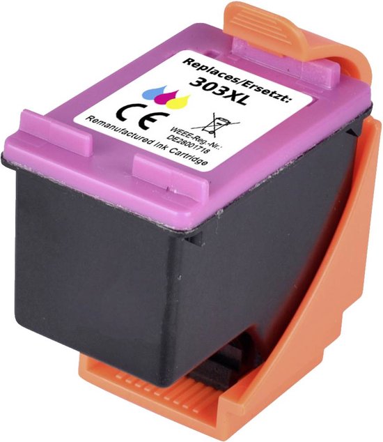 Cartouche d'encre Renkforce remplace HP 303XL, T6N03AE compatible cyan, magenta, jaune RF-5705438