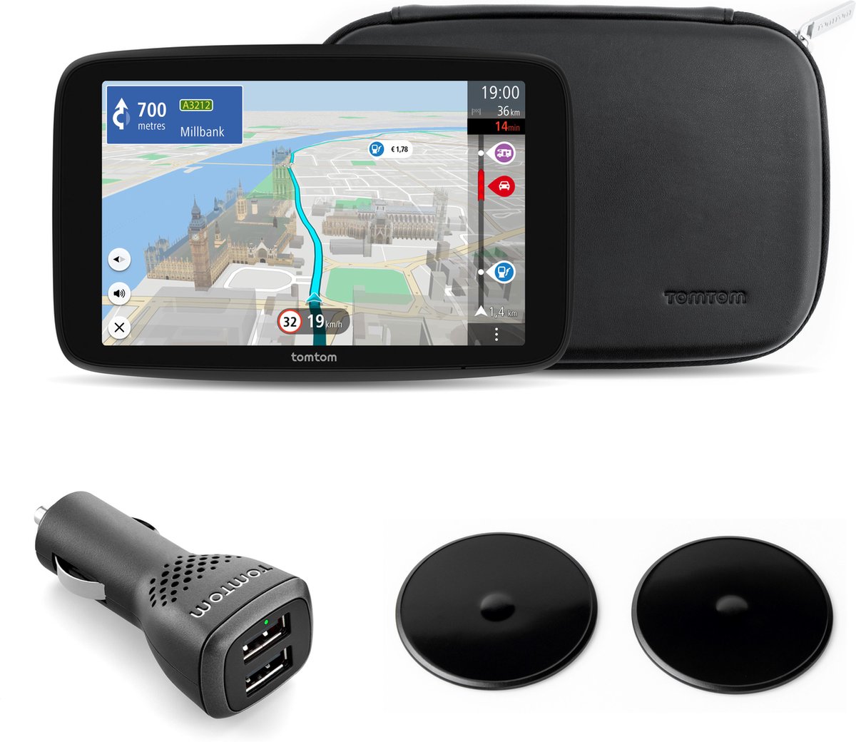 TomTom GO Camper Max - Premium Pack - 7 inch - Campernavigatie - Wereld
