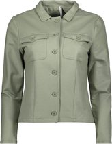 Zoso Blazer Amanda Coated Luxury Jacket 241 1250 Green Dames Maat - XS