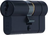 Iseo veiligheidscilinder F6 30/30 SKG3, dubbele profielcilinder, zwart