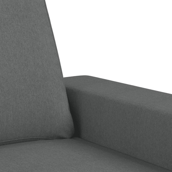 vidaXL-Ensemble de salon 2 pièces-tissu-gris foncé