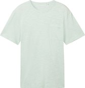 TOM TAILOR basic t-shirt with pocket Heren T-shirt - Maat XXXL