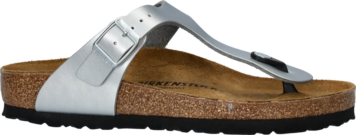 Birkenstock Gizeh Dames Slippers Regular fit Zilver