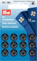 Prym Drukkers Zwart 11mm