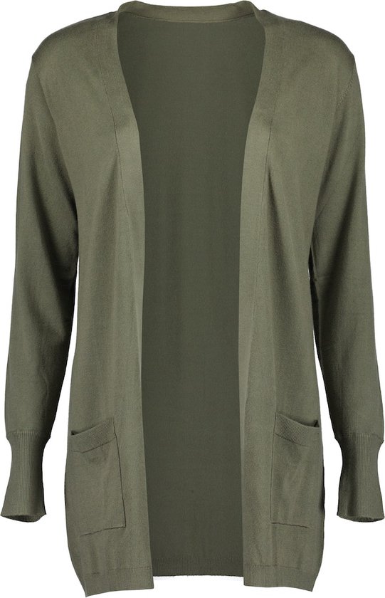 groen vest dames lang