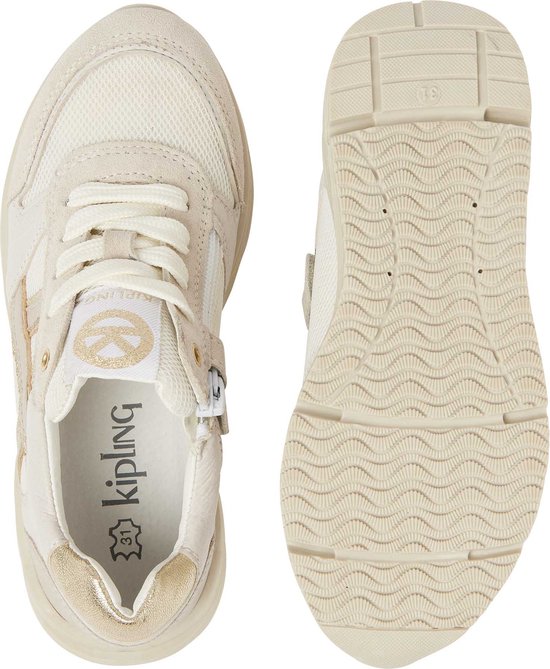 Kipling LEONI - sneakers meisjes - Beige - sneakers maat 37