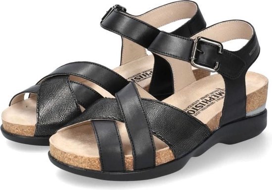 Mephisto Otalya dames sandaal zwart maat 39 EU 6 UK bol