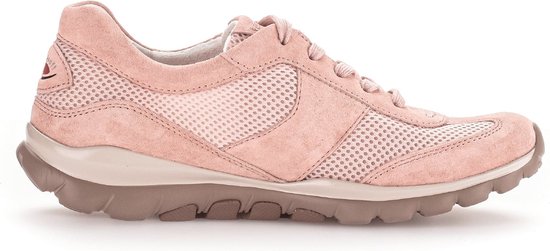 Gabor rollingsoft sensitive 26.966.35 - dames rollende wandelsneaker - roze - maat 44 (EU) 9.5 (UK)
