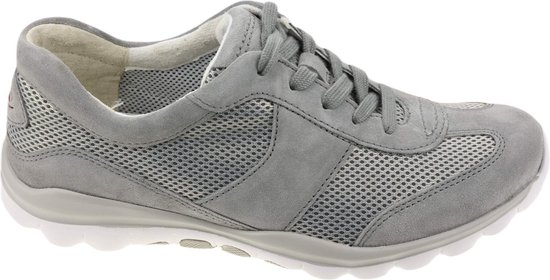 Gabor 46.966.39 - dames sneaker - grijs - maat 44 (EU) 9.5 (UK)