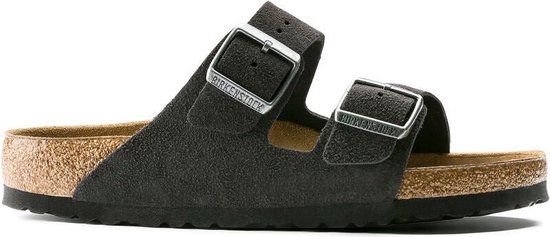 Birkenstock Arizona BS - sandale pour femme - gris - taille 37 (EU) 4.5 (UK)