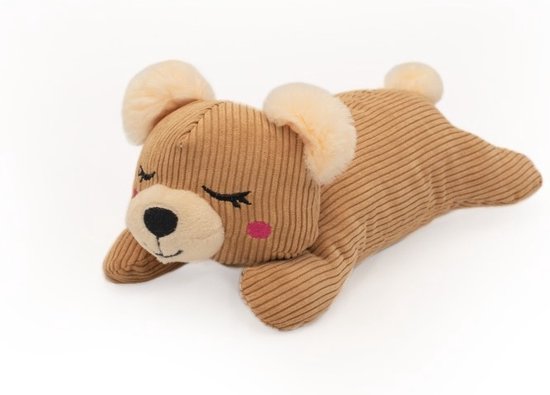 Hondenspeelgoed pluche bever zonder piep 34 cm Speelplezier-hond Gebr. de Boon
