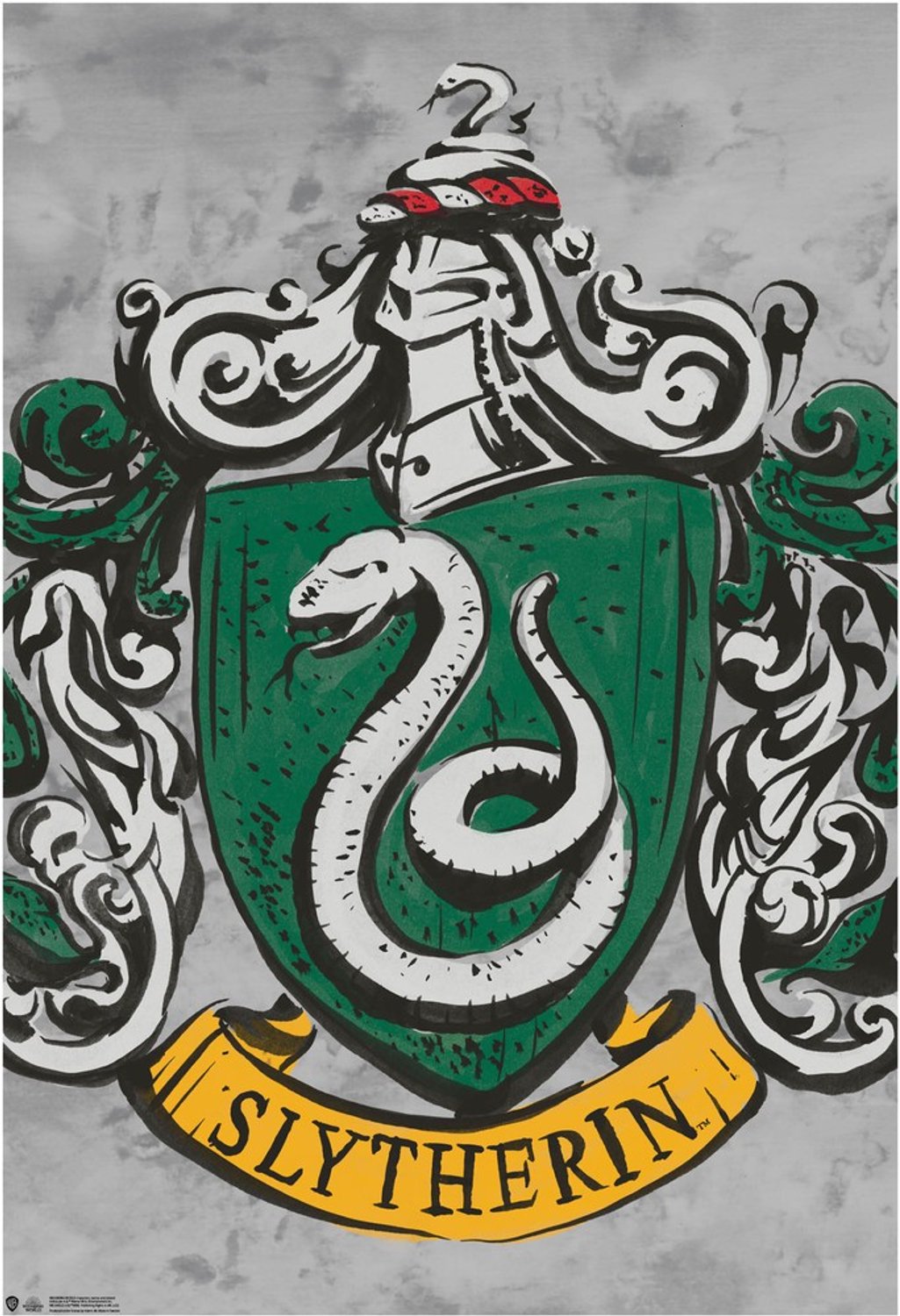 Harry Potter Slytherin-poster 3, veelkleurig Multicolor