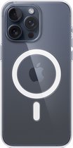 iPhone 15 Pro Max Magnetisch Hoesje Doorzichtig - Transparant Hoesje met Magnetische cirkel - Geschikt voor Apple iPhone 15 Pro Max.