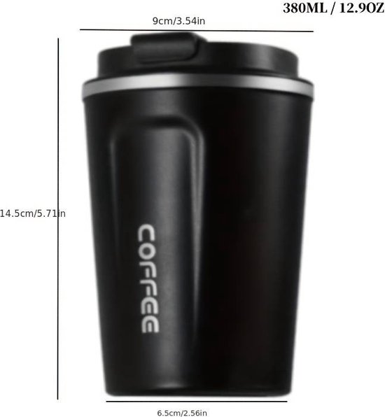 koffie thermosfles isolatie en koude-isolatie draagbare Europese high-end voortreffelijke latte-beker voor mannen en vrouwen