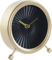 Horloge de table moderne sur étendard or de fer 17 x 16 cm - Horloge de parquet modèle de table
