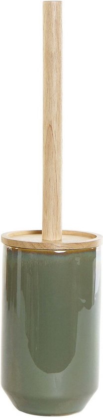 JIUJ Compacte Toiletborstel Badkamer Nieuwigheid Toiletborstelhouder Cartoon Eend Hars Toilet Scrubber Set Geel