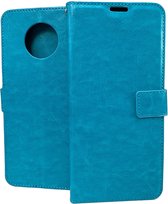 Portemonnee Book Case Hoesje Geschikt voor: Nokia G50 -  turquoise