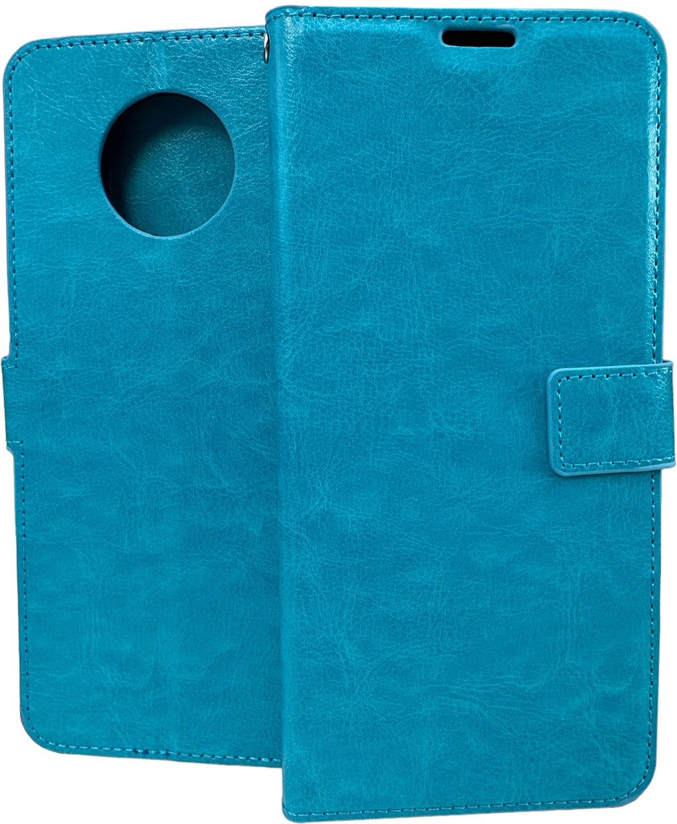 Portemonnee Book Case Hoesje Geschikt voor: Nokia G50 -  turquoise op Prijzenvolger.com