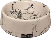 Marbly - MARMER - Wit Zwart - 470 ml voerbakken en drinkbakken