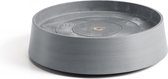 Ecopots Saucer Wheels Oslo - Blue Grey - Ø32,2 x H8,5 cm - Ronde blauwgrijze onderschotel op wielen