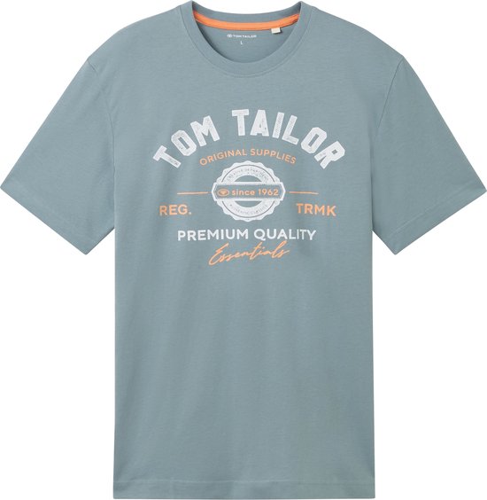 TOM TAILOR logo tee Heren T-shirt - Maat XXL