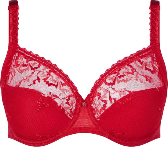 Chantelle Kanten Beugel BH - Every Curve - Full Cup - 80E - Rood.