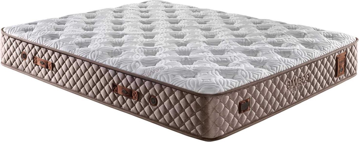 BSS Bedding Bamboo Sleep - Matras - Matras 140 x 200 cm - Hoogte 30 cm - Matrassen - Zeer Ademende Evenwichtige Ondersteuning - Comfortabel – Ergonomisch