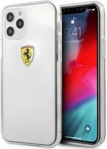 Ferrari On-Track Back Case - Geschikt voor Apple iPhone 12/12 Pro (6.1") - Transparant