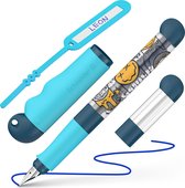 Stylo plume enfant Schneider - Base Kid - bleu/turquoise - stylo plume débutant - S-162813