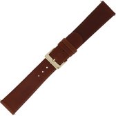 Pex Horlogebandje - Pex horlogeband PX12.659DN - leer - Bruin - bandbreedte 16.00 mm